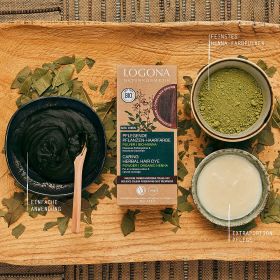 Colorante vegetale organico in polvere BIO 091 - Castano Cioccolata - 2x50g - Logona