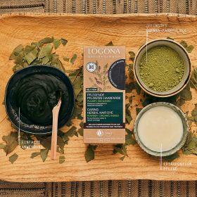 Colorante vegetale organico in polvere BIO 101 - Nero intenso - 2x50g - Logona