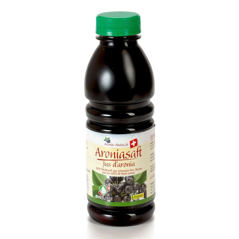 Aroniasaft BioSuisse Eigenanbau - 500ml - Aronia Swiss