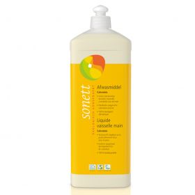Geschirrspülmittel mit Calendula, 100% biologisch abbaubar - Nachfülleflasche 1 Liter - Sonett