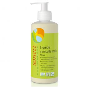 Geschirrspülmittel mit Citrus, 100% biologisch abbaubar - Pumpflasche 300ml - Sonett