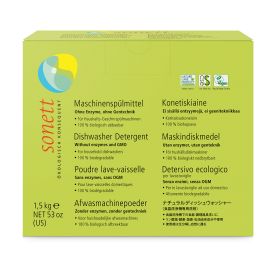 Poudre lave-vaisselle - Sans Parfun & 100% biodégradable - 1,5kg - Sonett