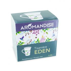 Teekanne aus Porzellan mit integriertem Filter "Eden" - 0,25dl - Aromandise