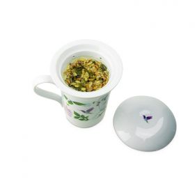 Teekanne aus Porzellan mit integriertem Filter "Eden" - 0,25dl - Aromandise