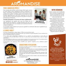 Torsades/Fusilli de lentilles corail & Konjac - 200g - Aromandise