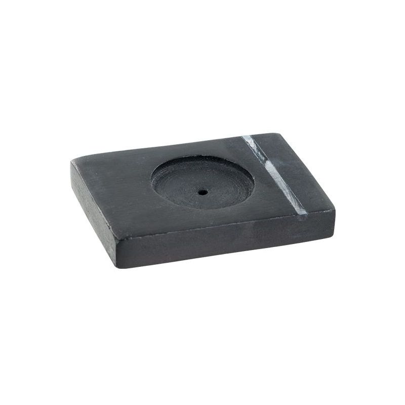 Porte-encens en pierre tournée et gravé à la main, KAKU nacré - 1pce - Les Encens du monde