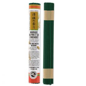 Kurze japanische Räucherstäbchenrollen, Die Hochzeit von Kiefer und Orchidee - 60x 30 min. - Les encens du monde