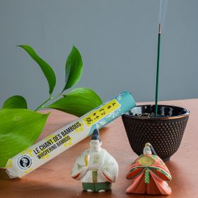 Rotoli corti di incenso giapponese, Bamboo Canzone - 40x 30 min. - Les encens du monde