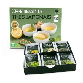 Coffret de dégustation de thés japonais en sachets - 6x 6sachets - Aromandise