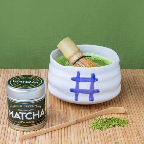 Set di degustazione della cerimonia del Matcha - Matcha, cucchiaio, ciotola e frusta - Aromandise