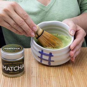 Probierset "Matcha Zeremonie" - Matcha, Löffel, Schale & Schneebesen - Aromandise