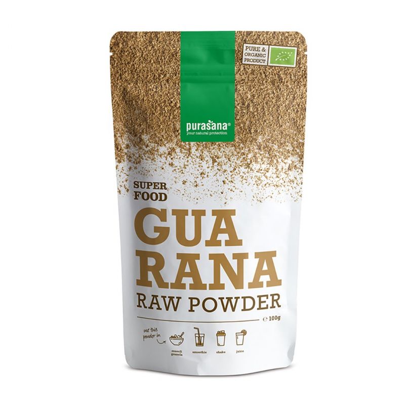 Brasilianisches Guarana BIO Pulver - 100gr - Purasana