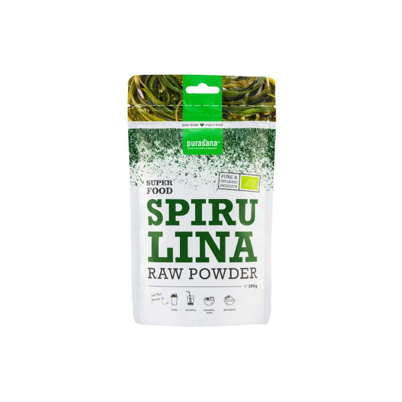 Spirulina biologica in polvere - 200g - Purasana