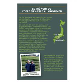 Grüner Tee Sencha von UJI und Yuzu in Aufgüssen - 18 Beutel - Aromandise