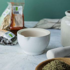 Mörser mit Stößel aus Steingut, Ø 10cm - 1 St. - Aromandise