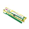 Brosse à dents rechargeable en bioplastique, fabriquée en France - Verte - Lamazuna