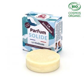 Parfum Solide BIO et rechargeable - La Téméraire - 20ml (Palet de recharge) - Lamazuna
