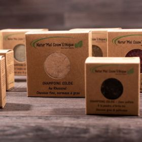 Shampoing Solide Suisse à l'argile Rouge (secs, ternes, colorés) - 30g - Natur'Mel Cosm'Ethique