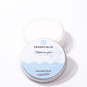 Crème au Zinc (Suisse) pour les petites fesses irritées - 60gr - Essentialis