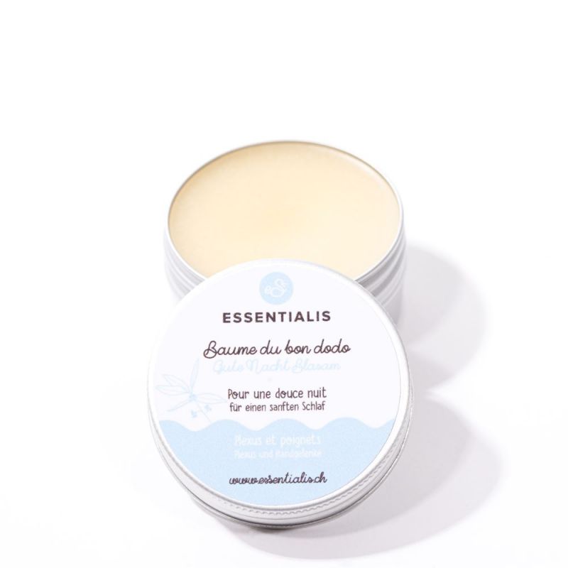 Balsam (Schweiz) für einen guten Schlaf, mit ätherischen Ölen, die für Babys geeignet sind - 30g - Essentialis