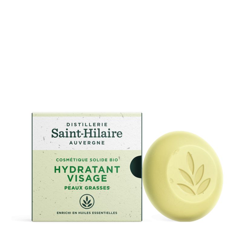 Idratante solido per il viso, 100% naturale e biologico - Pelle grassa - 30g - Saint-Hilaire