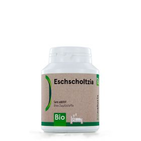 Eschscholtzia BIO, Tension, sommeil, anxiété, ... -  120 gélules (225mg) - BIOnaturis