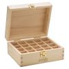 Coffret en bois pour 20 huiles essentielles - Farfalla