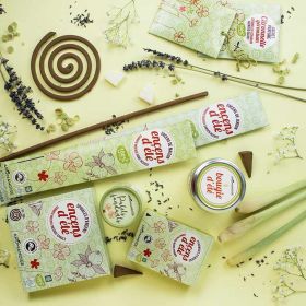 Duftsäckchen Sommer, 100% natürlich und Fairtrade, Zitronengras und Geranie - 15g - Les encens du monde