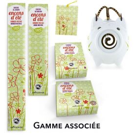 Sachet parfumé d'été, 100% naturel et Fairtrade, Citronnelle et géranium - 15g - Les encens du monde