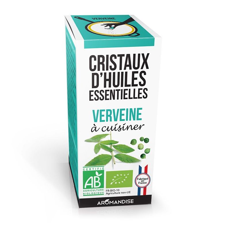 Bio Ätherisches Öl Kristalle zum Kochen, Eisenkraut - 10g - Aromandise