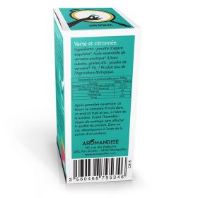 Cristaux d'huiles essentielles BIO à cuisiner, Verveine - 10g - Aromandise