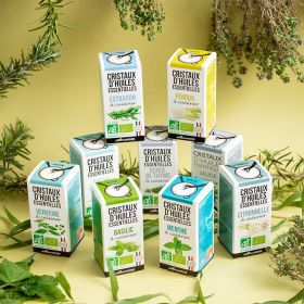 Bio Ätherisches Öl Kristalle zum Kochen, Eisenkraut - 10g - Aromandise