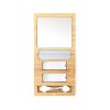 Bamboo box duo (vide) pour fard à paupières (nacré, mat, Shiny) - ZAO