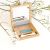 Bamboo box duo (vide) pour fard à paupières (nacrée, mate, Ultra Shiny) - ZAO