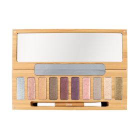 Bamboo box duo (vide) pour fard à paupières (nacré, mat, Shiny) - ZAO