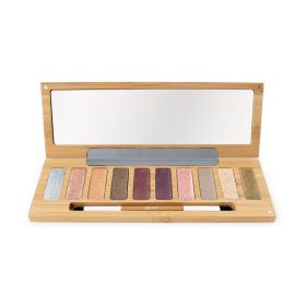 Bamboo box duo (vide) pour fard à paupières (nacré, mat, Shiny) - ZAO