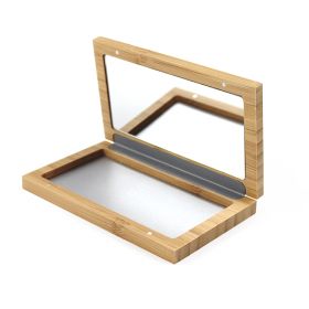 Bamboo box duo (vide) pour fard à paupières (nacré, mat, Shiny) - ZAO