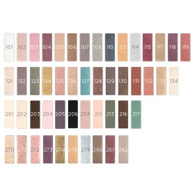 Fard à Paupières mats (en recharge rectangulaire) - 100% naturel, Bio & Vegan - N° 210, Rose pêche - Zao