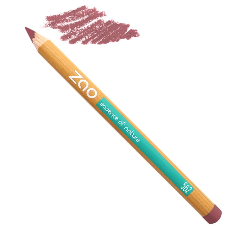 Crayons de maquillage, BIO & Vegan pour yeux, sourcils & lèvres - N° 562, Bois de rose - Zao﻿