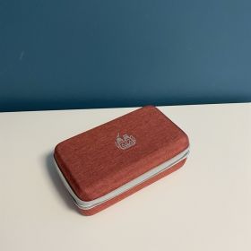 Trousse de rangement d'huiles essentielles - SYNELIA - Pour 18 huiles, Terracotta - Innobiz