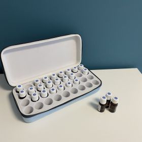 Aufbewahrungstasche für ätherische Öle - SYNELIA - Für 36 Öle, Blau - Innobiz