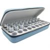 Trousse de rangement d'huiles essentielles - SYNELIA - Pour 36 huiles, Bleu - Innobiz