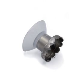 Magnetische Seifenschale aus Edelstahl, mit Saugnapf - 1 Stck. - Lamazuna