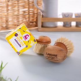 Savon solide BIO pour la vaisselle, sans parfum - 1 pce - Lamazuna