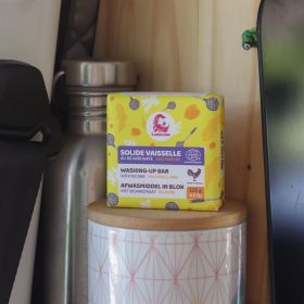 Sapone solido per piatti biologico, senza profumo - 1 pezzo - Lamazuna