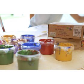 Colori a dita per bambini, ecologici e sicuri - MOD, 120g - neogrün