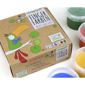 Colori a dita per bambini, ecologici e sicuri - MOD, 120g - neogrün