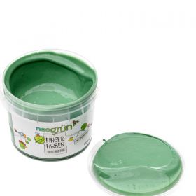 Fingerfarben für Kinder, umweltfreundlich und sicher - MOD, 120g - neogrün
