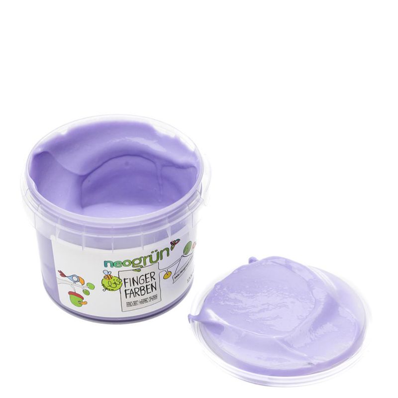 Peinture à doigt pour enfants, écologique et sûre -VIOLET, 120g - neogrün