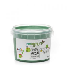 Colori a dita per bambini, ecologici e sicuri - MOD, 120g - neogrün